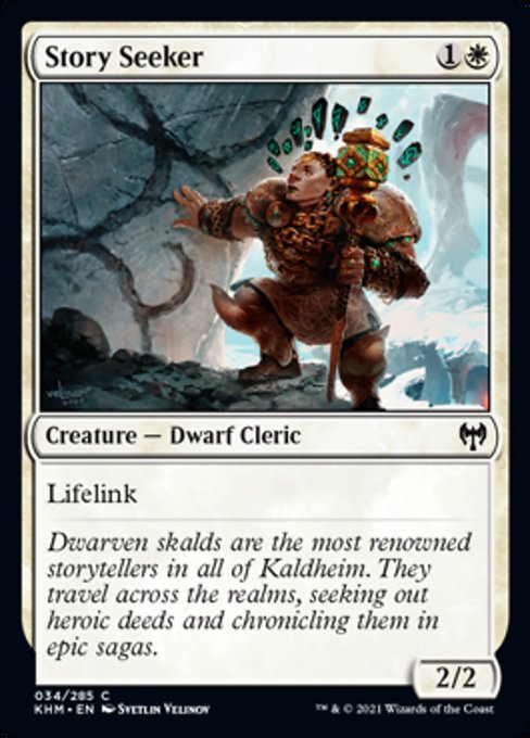 Story Seeker (Kaldheim) Near Mint Foil
