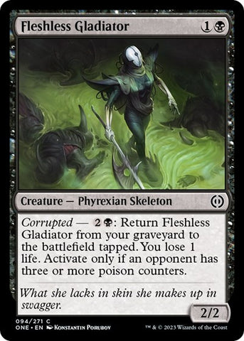 Fleshless Gladiator (Phyrexia: All Will Be One) Near Mint Foil
