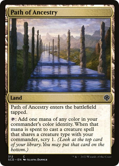 Path of Ancestry (Commander 2022 Starter Decks) Near Mint