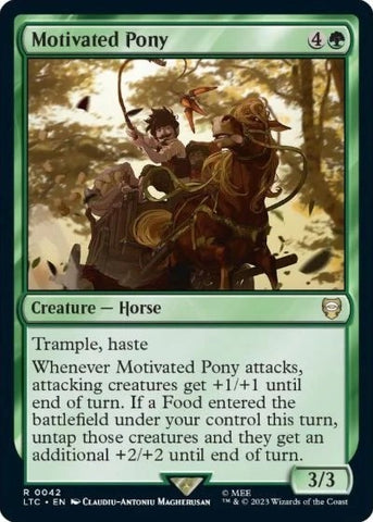 Motivated Pony (Commander: The Lord of the Rings: Tales of Middle-earth) Near Mint