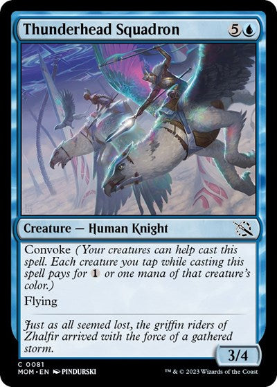 Thunderhead Squadron (March of the Machine) Near Mint Foil