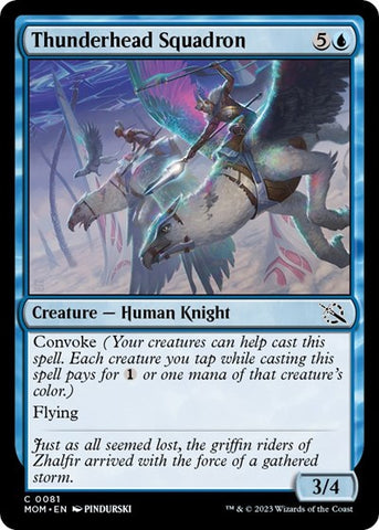 Thunderhead Squadron (March of the Machine) Near Mint Foil