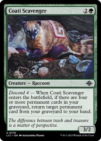 Coati Scavenger (The Lost Caverns of Ixalan) Near Mint Foil