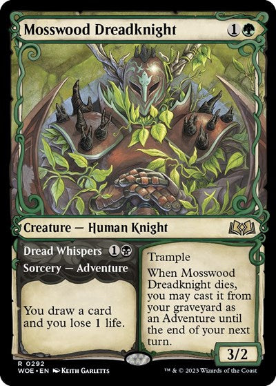 Mosswood Dreadknight (Showcase) (Wilds of Eldraine) Near Mint