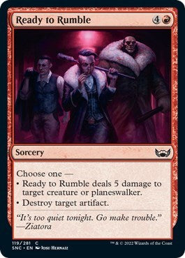 Ready to Rumble (Streets of New Capenna) Light Play Foil