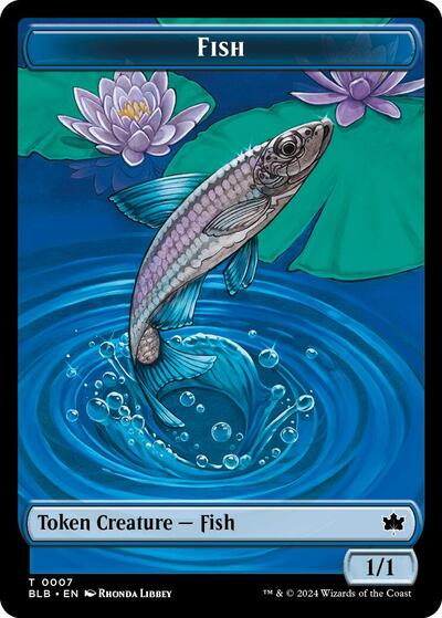 Fish Token (Bloomburrow) Near Mint