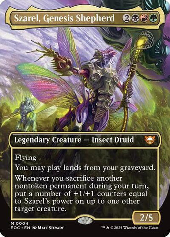 Szarel, Genesis Shepherd (Borderless) (Commander: Edge of Eternities) Near Mint Foil
