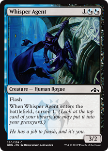 Whisper Agent (Guilds of Ravnica) Near Mint Foil