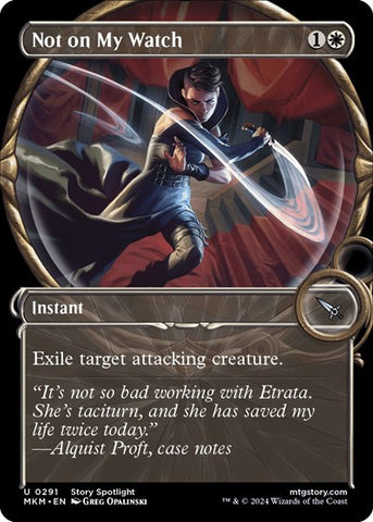Not on my Watch (Showcase) (Murders at Karlov Manor) Near Mint Foil
