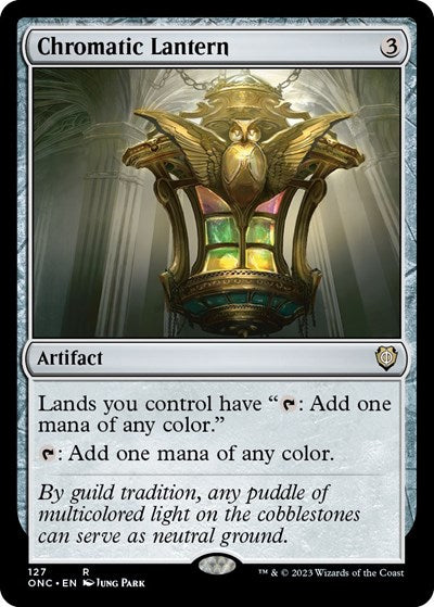 Chromatic Lantern (Commander: Phyrexia: All Will Be One) Near Mint