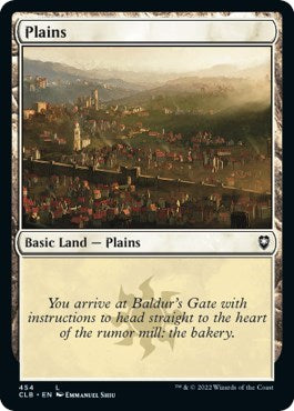 Plains (454) (Commander Legends: Battle for Baldur's Gate) Near Mint