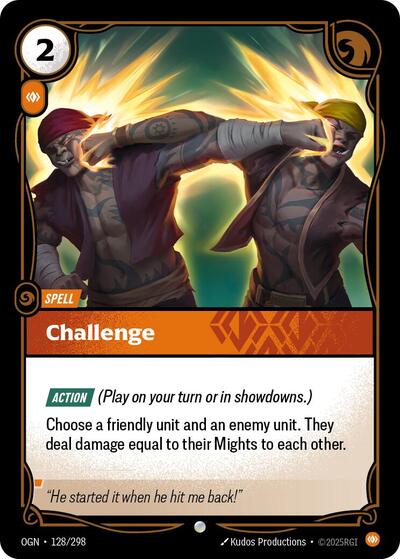 Challenge (Origins) Near Mint Foil