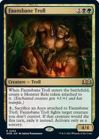 Faunsbane Troll (Wilds of Eldraine) Near Mint