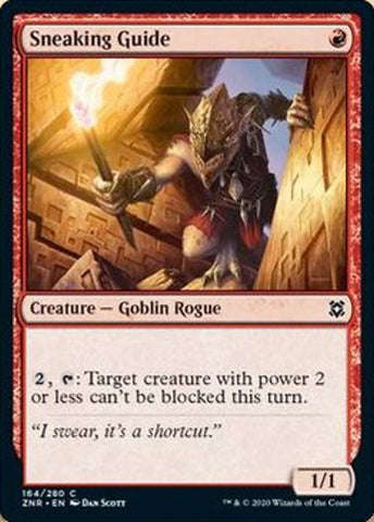 Sneaking Guide (Zendikar Rising) Near Mint Foil