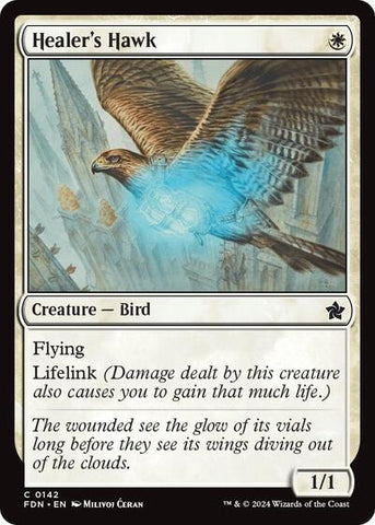Healer's Hawk (Foundations) Near Mint