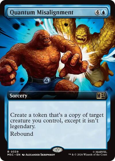 Quantum Misalignment (Extended Art) (Commander: Marvel Super Heroes) Near Mint