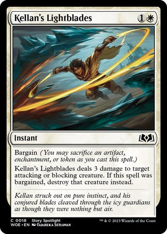 Kellan's Lightblades (Wilds of Eldraine) Near Mint