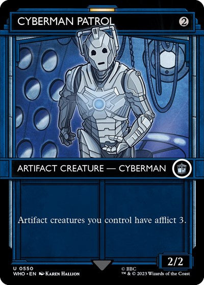 Cyberman Patrol (Showcase) (Universes Beyond: Doctor Who) Near Mint Foil