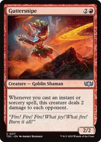 Guttersnipe (Commander: Tarkir: Dragonstorm) Near Mint