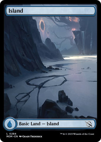 Island (0284) (March of the Machine) Near Mint Foil