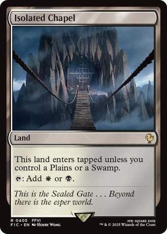 Isolated Chapel (Commander: FINAL FANTASY) Near Mint