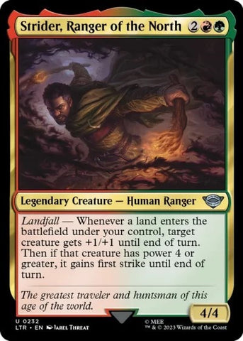 Strider, Ranger of the North (Universes Beyond: The Lord of the Rings: Tales of Middle-earth) Near Mint Foil
