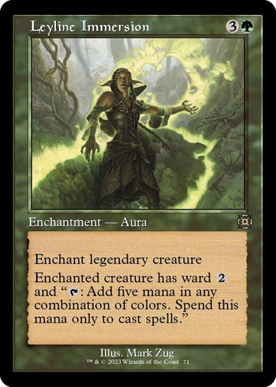 Leyline Immersion (Retro Frame) (March of the Machine: The Aftermath) Near Mint