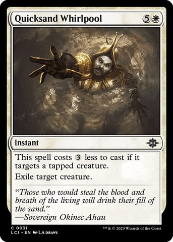 Quicksand Whirlpool (The Lost Caverns of Ixalan) Near Mint Foil