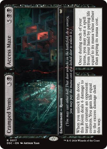 Cramped Vents / Access Maze (Commander: Duskmourn: House of Horror) Near Mint