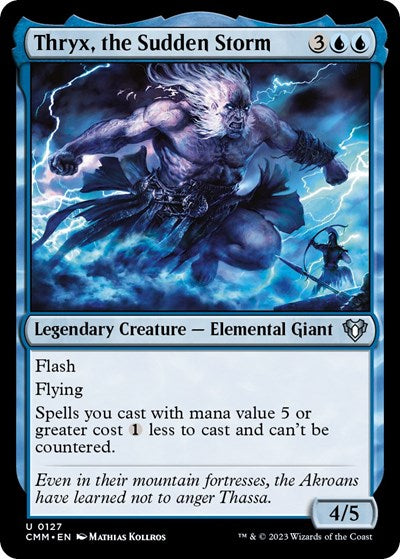 Thryx, the Sudden Storm (Commander Masters) Near Mint Foil