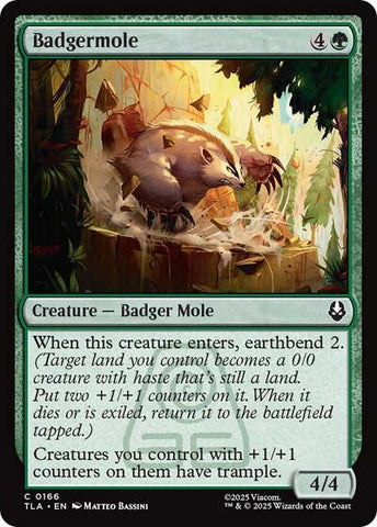 Badgermole (Avatar: The Last Airbender) Near Mint