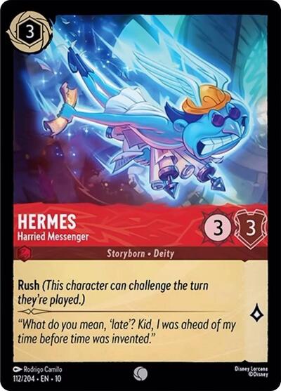 Hermes - Harried Messenger (Whispers in the Well) Near Mint Cold Foil
