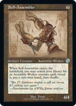 Self-Assembler (Schematic) (The Brothers' War: Retro Frame Artifacts) Near Mint Foil