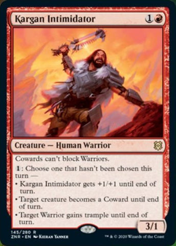 Kargan Intimidator (Zendikar Rising) Near Mint Foil