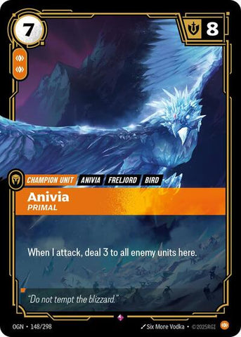 Anivia Primal (Origins) Near Mint Foil