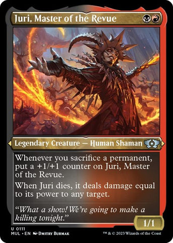 Juri, Master of the Revue (Foil Etched) (March of the Machine: Multiverse Legends) Near Mint Foil