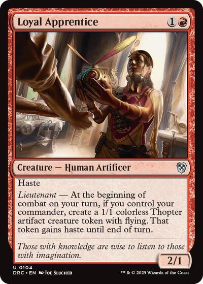 Loyal Apprentice (Commander: Aetherdrift) Near Mint