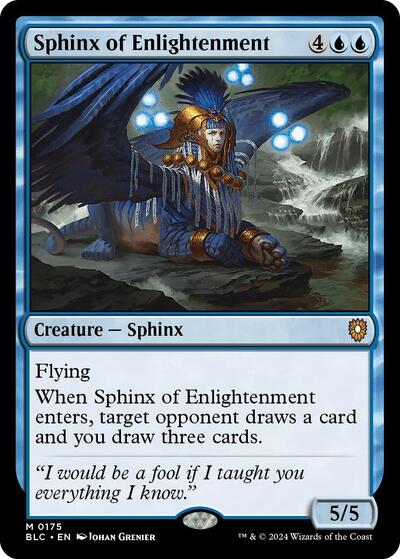 Sphinx of Enlightenment (Commander: Bloomburrow) Near Mint