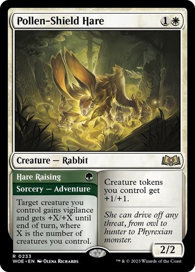 Pollen-Shield Hare (Wilds of Eldraine) Near Mint