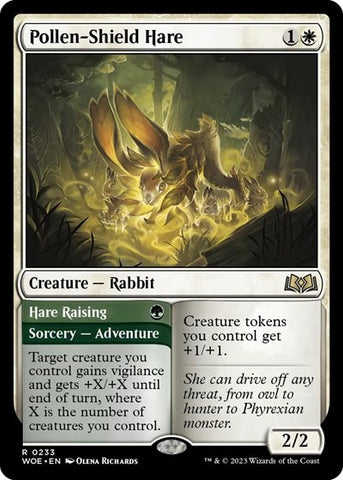 Pollen-Shield Hare (Wilds of Eldraine) Near Mint
