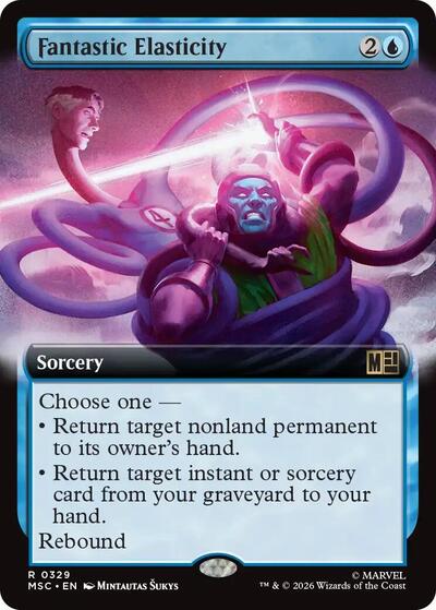 Fantastic Elasticity (Extended Art) (Commander: Marvel Super Heroes) Near Mint