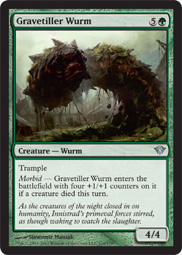 Gravetiller Wurm (Dark Ascension) Near Mint