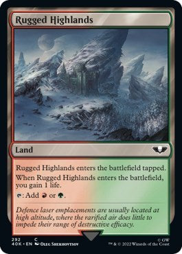 Rugged Highlands (Universes Beyond: Warhammer 40K) Near Mint