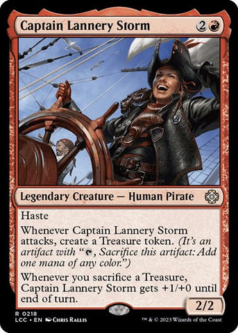 Captain Lannery Storm (Commander: The Lost Caverns of Ixalan) Near Mint