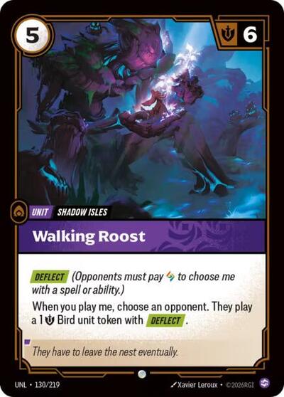Walking Roost (Unleashed) Near Mint Foil
