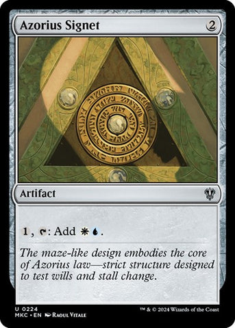 Azorius Signet (Commander: Murders at Karlov Manor) Near Mint