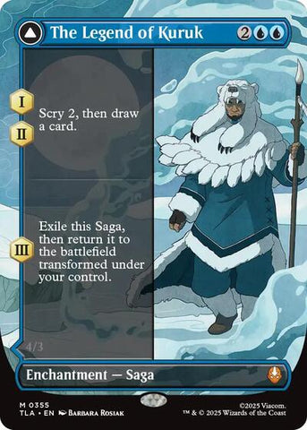 The Legend of Kuruk (Borderless) (Avatar: The Last Airbender) Near Mint