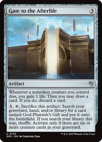Gate to the Afterlife (Commander: Aetherdrift) Near Mint