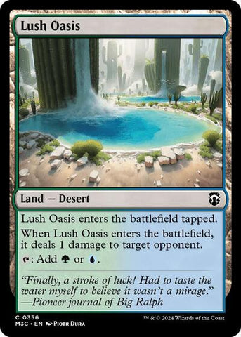 Lush Oasis (Commander: Modern Horizons 3) Near Mint