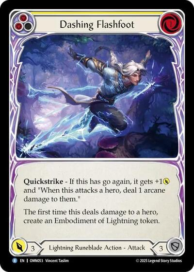 Dashing Flashfoot (Omens of the Third Age) Near Mint Foil